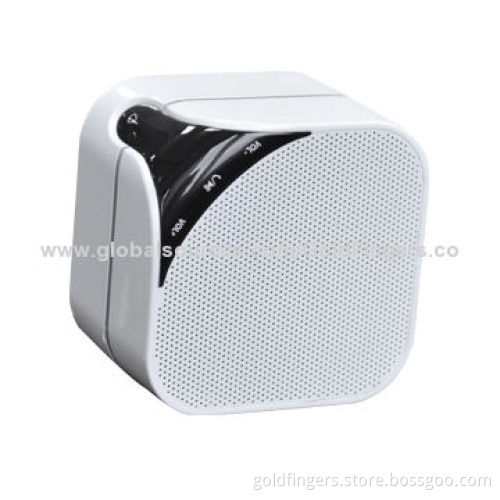 Portable Speaker, 3W x 1, Rechargeable Li-polymer Battery, Handsfree, Line-in, Stylish, Strong BassNew